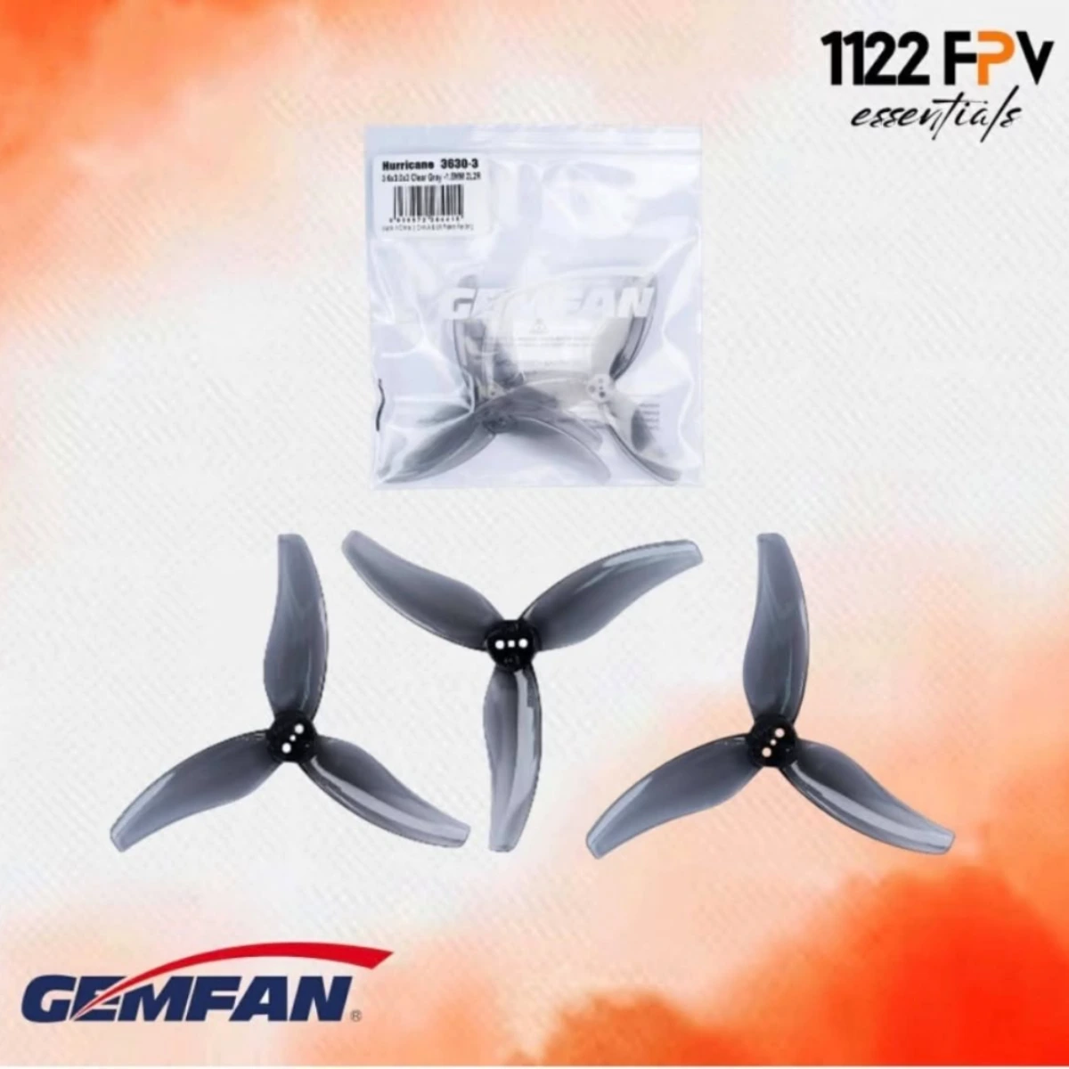 Gemfan 3630 3.5" 1mm T mount Prop