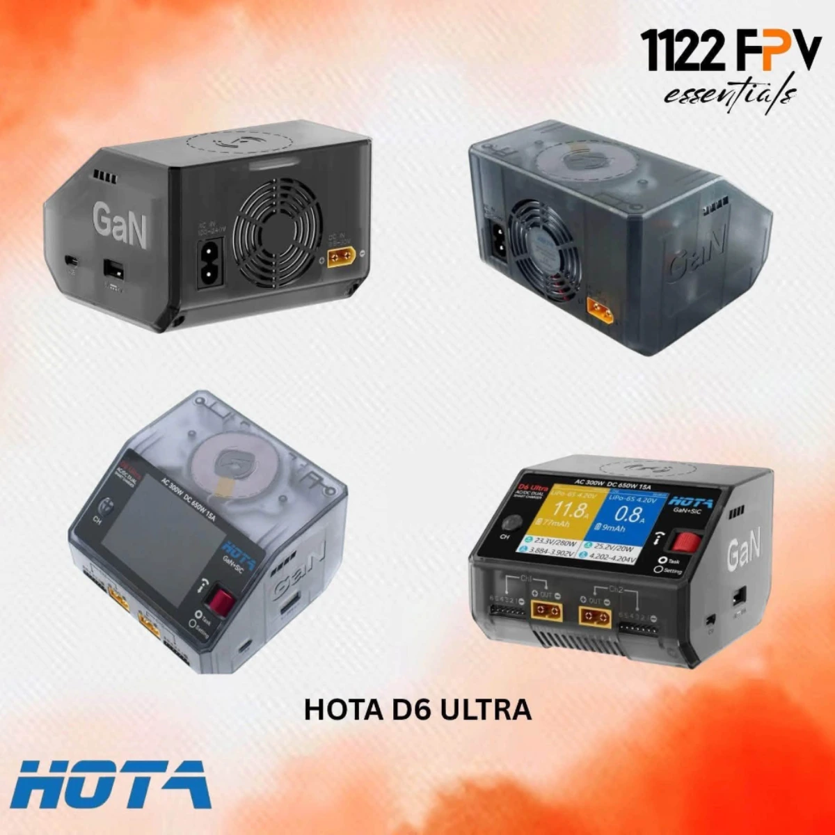 HOTA D6 ULTRA DUAL Channel LiPo Battery Charger