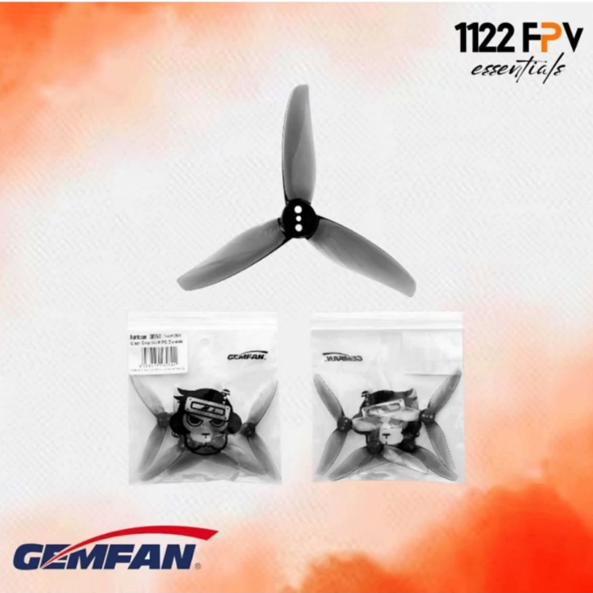 Gemfan 3020 1MM T Mount  3" Props