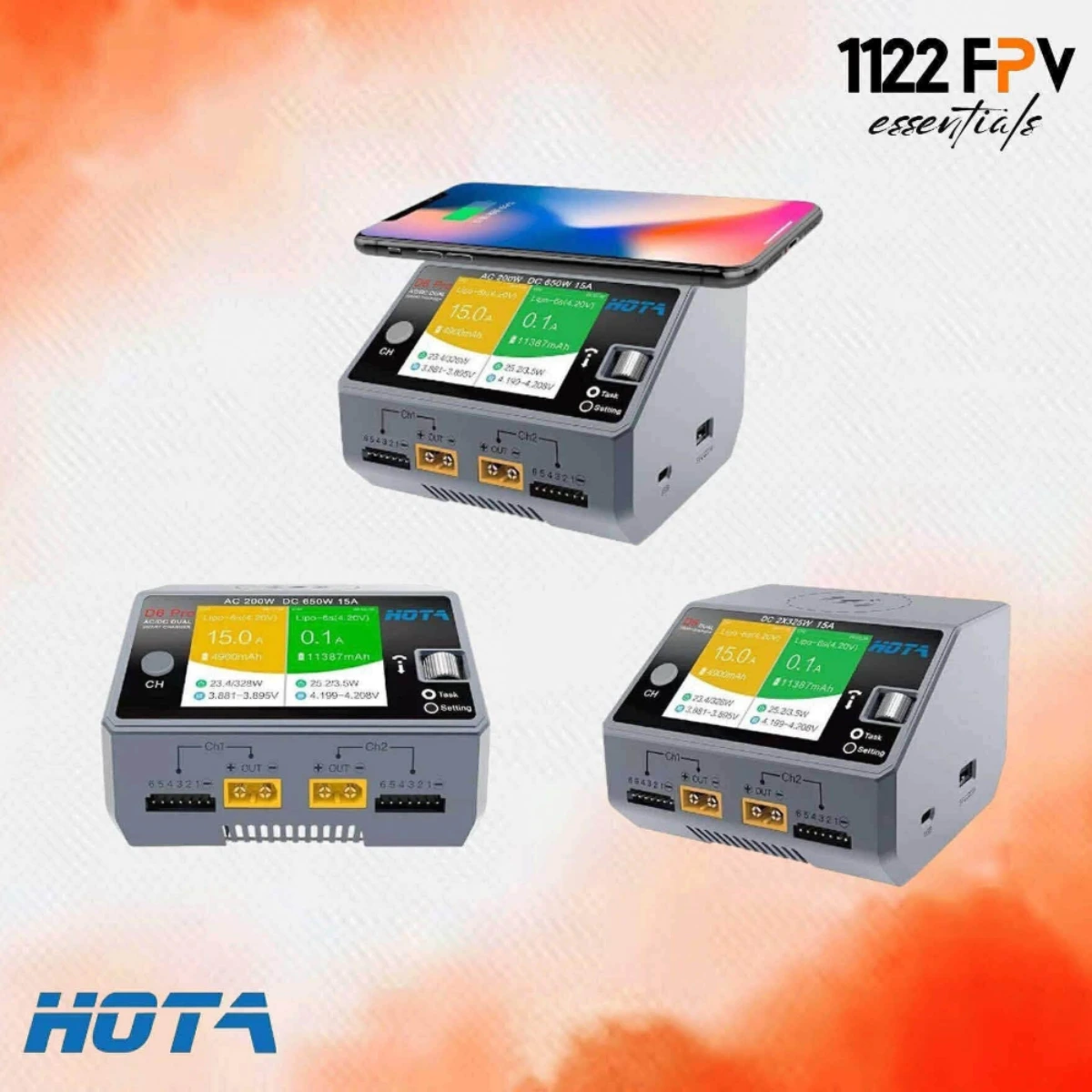HOTA D6 Pro Dual Channel LiPo Battery Charger