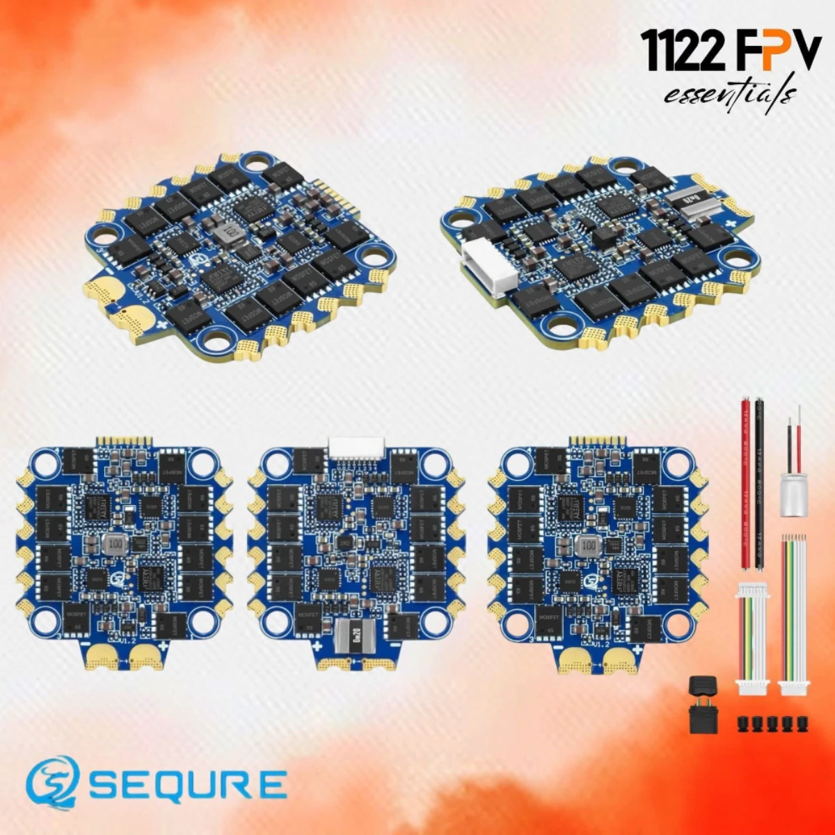 SEQURE Blueson A2 6S 65A ESC with AM32 4IN1 ESC